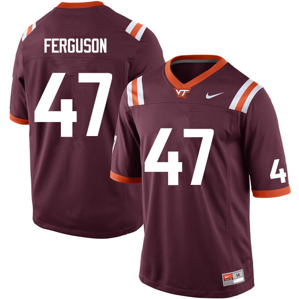 Men #47 Dean Ferguson Virginia Tech Hokies College Football Jerseys Sale-Maroon - Click Image to Close